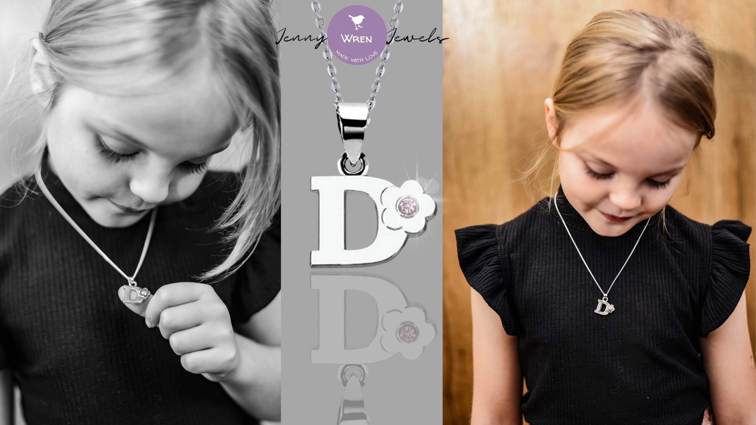 children's initial necklace gifts for girls