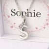 Childrens Initial Necklace | Letter Charm A-Z | Girls Jewellery Gift
