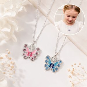 children's butterfly necklace