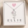 Personalised Initial Letter Necklace for Girls | Children's Jewellery Gift