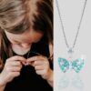 Children's Butterfly Necklace | Sterling Silver Jewellery