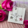 Sterling Silver Crystal Star Necklace | Children's Jewellery