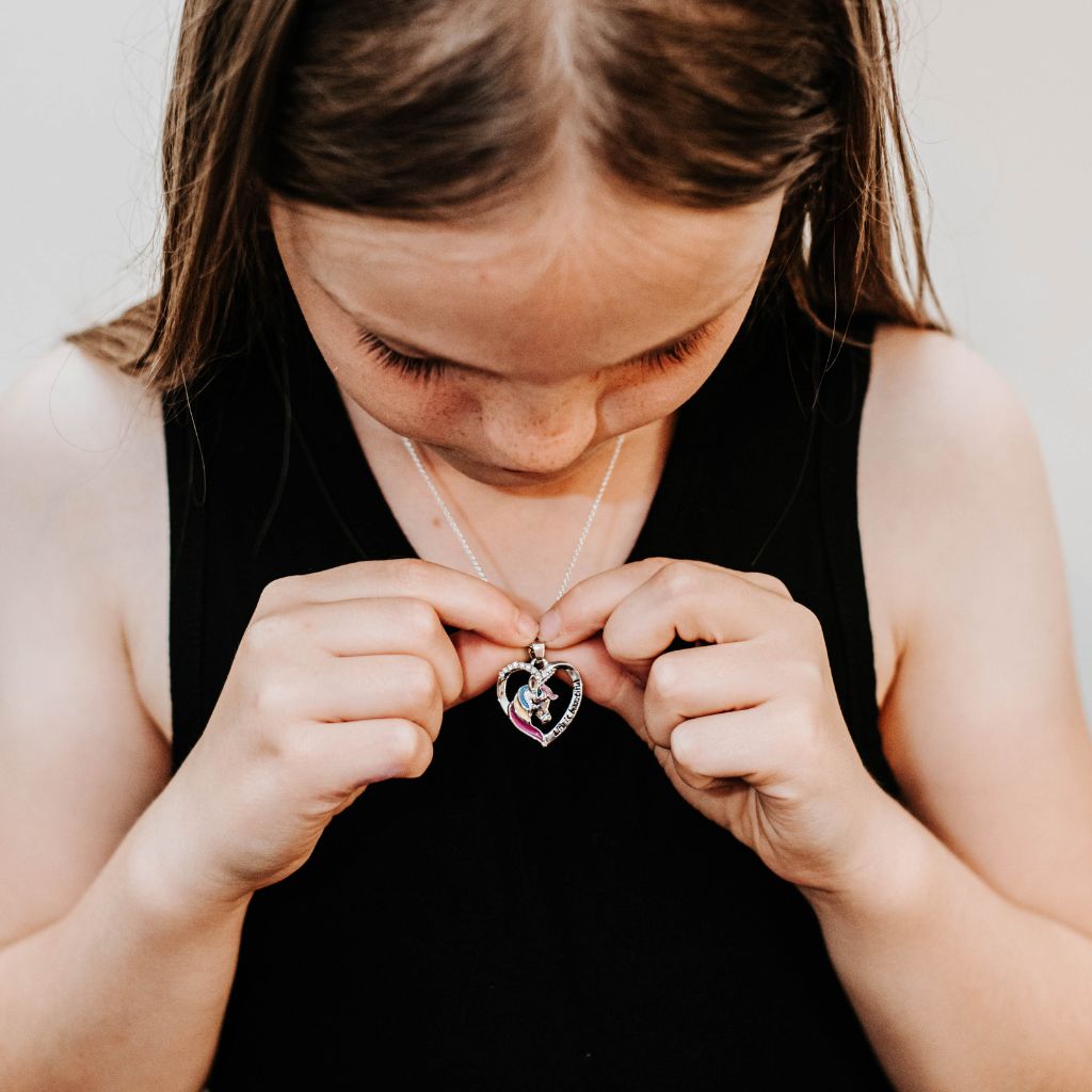 children's unicorn necklace