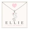 Personalised Initial Letter Necklace for Girls | Name Keepsake Gift