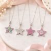 Silver Crystal Star Necklace for Girls | Children's Jewellery