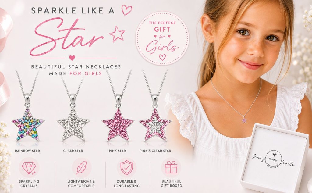 star necklace for girls