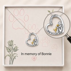 dog loss necklace gift rainbow bridge
