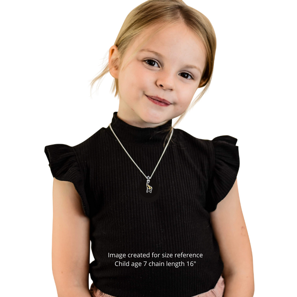 children's giraffe necklace necklace