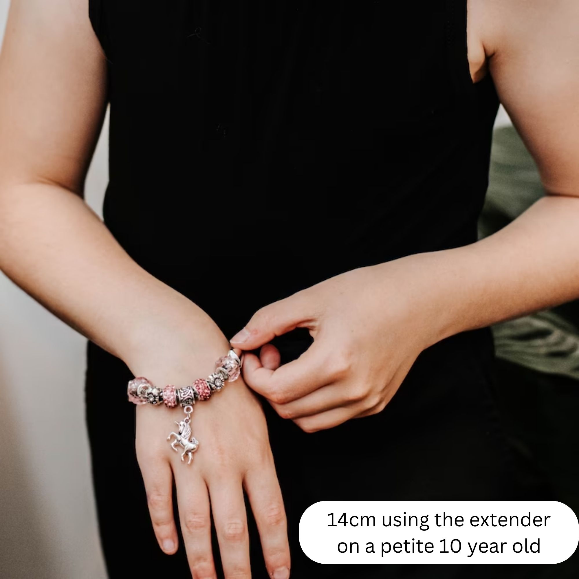 children's unicorn charm bracelet