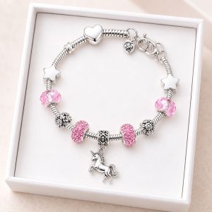 Unicorn Charm Bracelet | Girls Jewellery | Children age 4-12