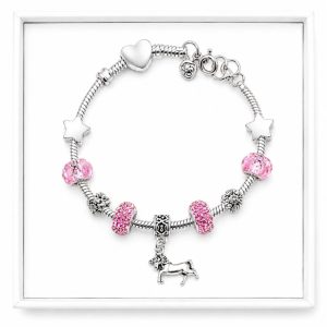 unicorn charm bracelet for girls