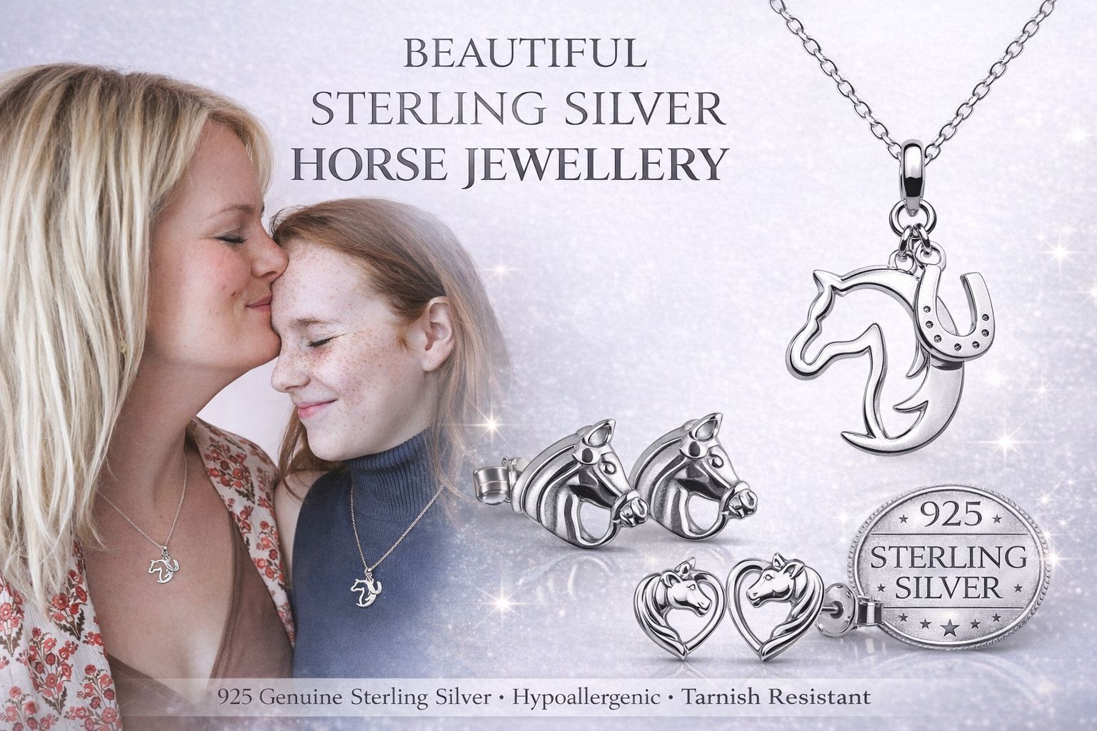 horse jewellery sterling silver 