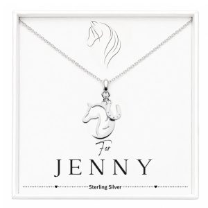 sterling silver horse necklace