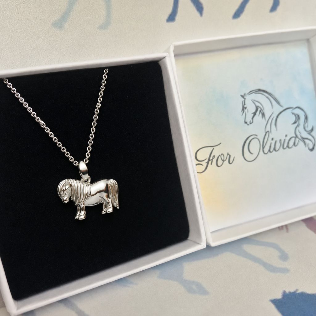 shetland pony horse necklace