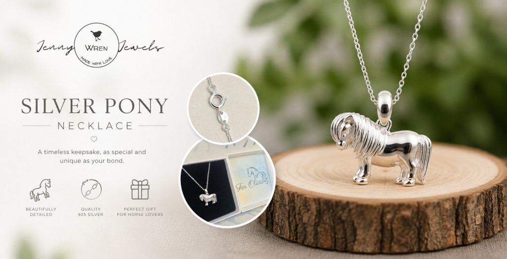shetland pony horse necklace
