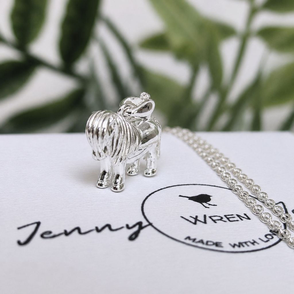 shetland pony horse necklace