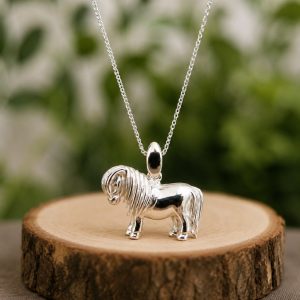 shetland pony horse necklace