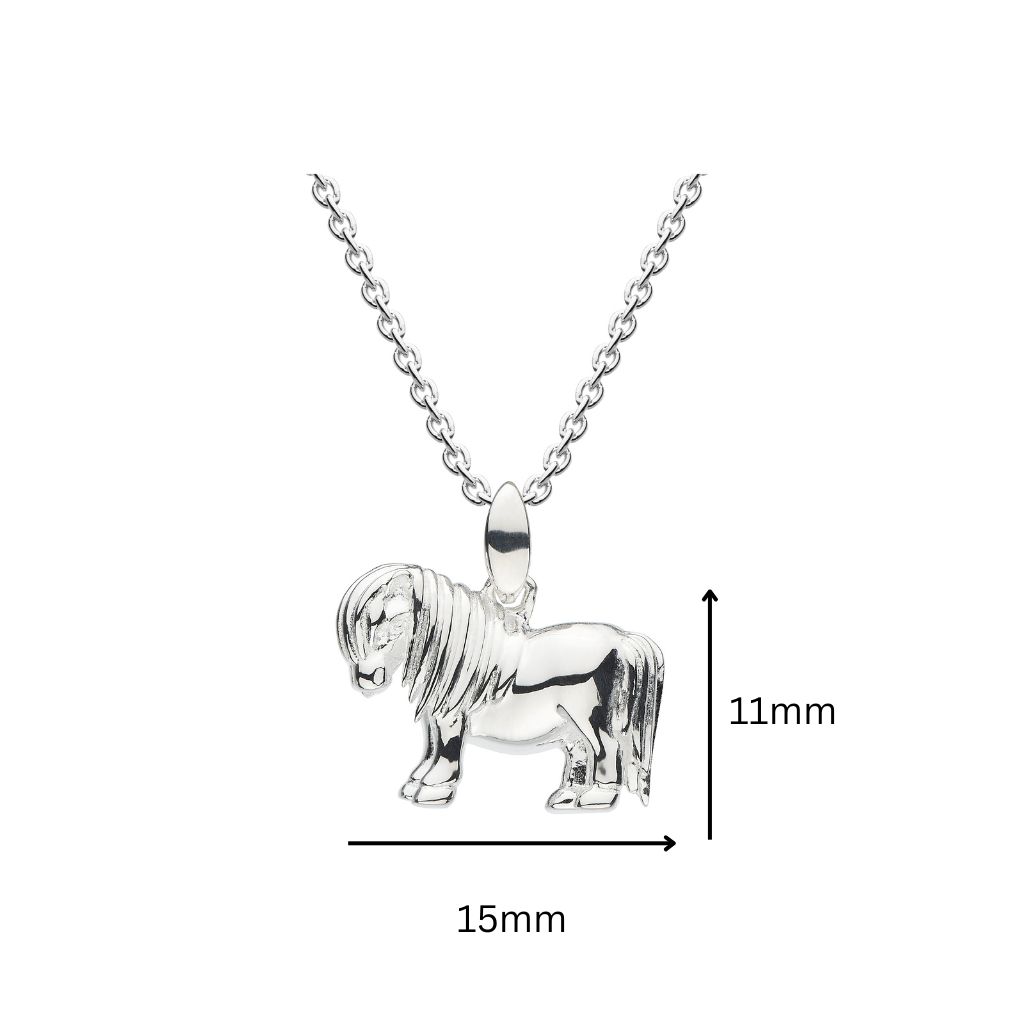 Sterling Silver Horse Necklace – Pony Jewellery Gift - Image 3