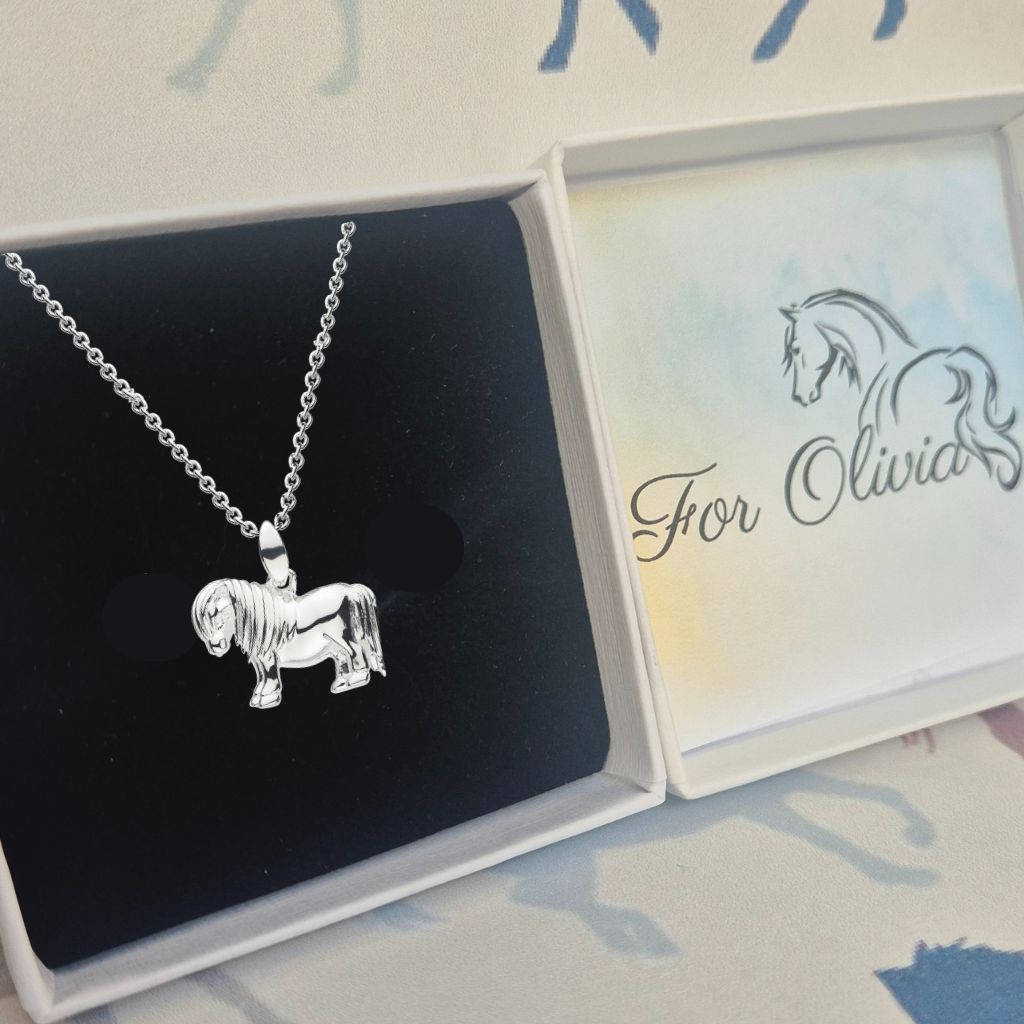 shetland pony horse necklace