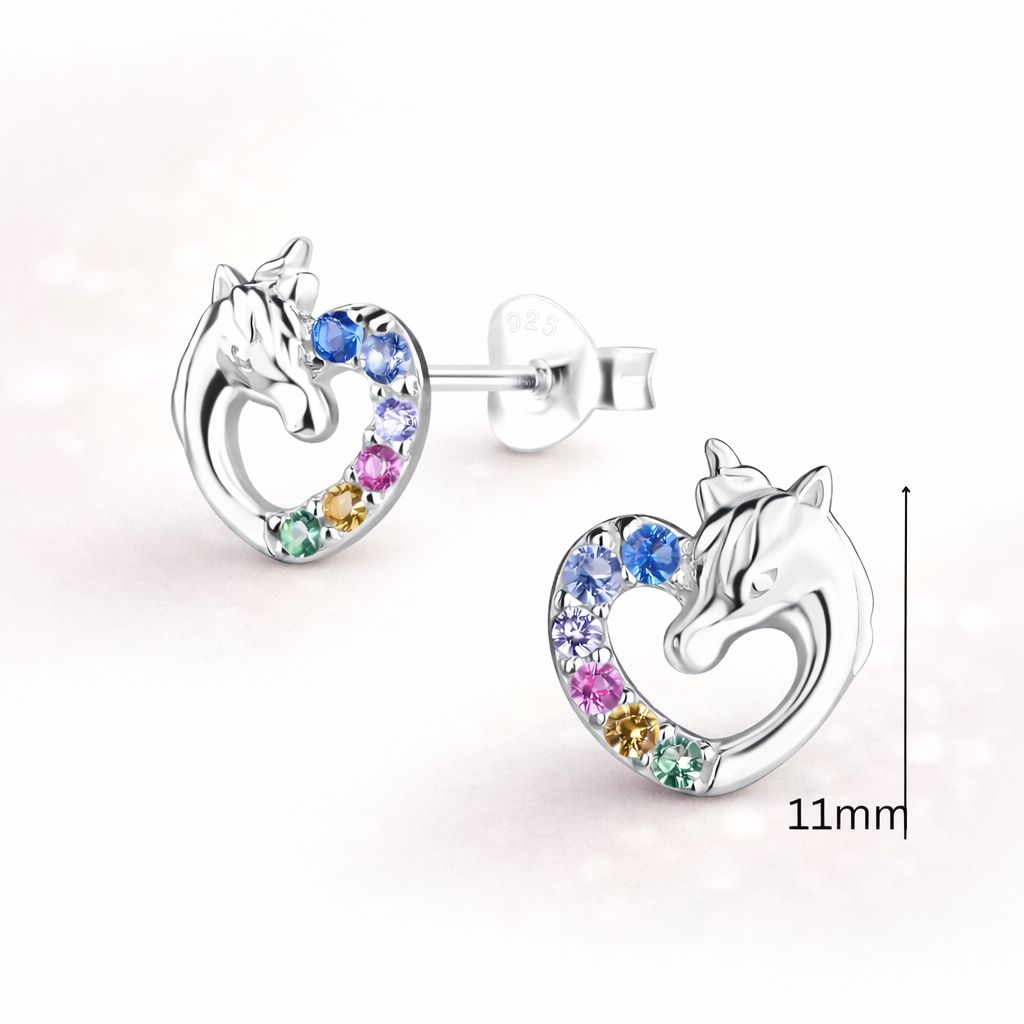 Children's unicorn earrings