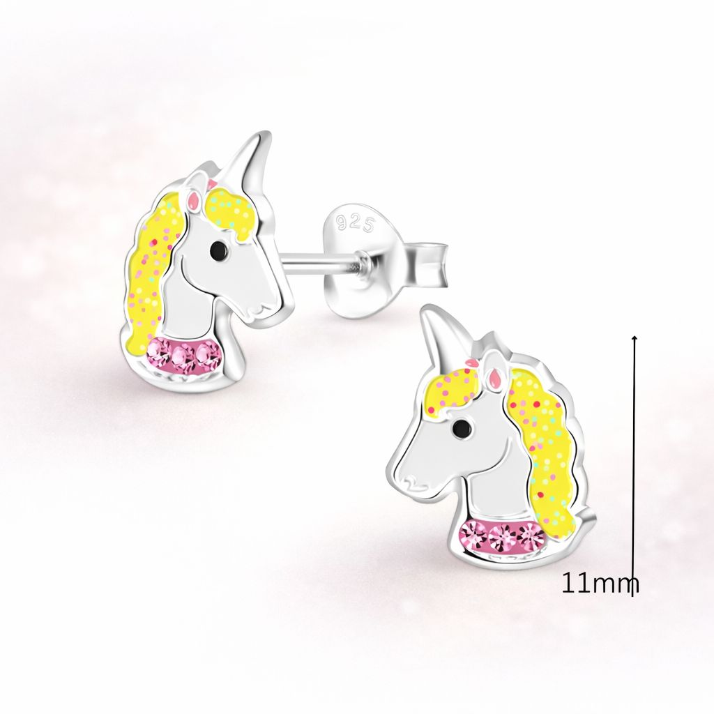 childrens unicorn earrings