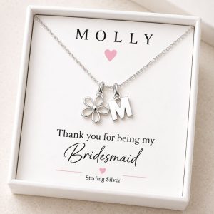 children bridesmaid flowergirl necklace