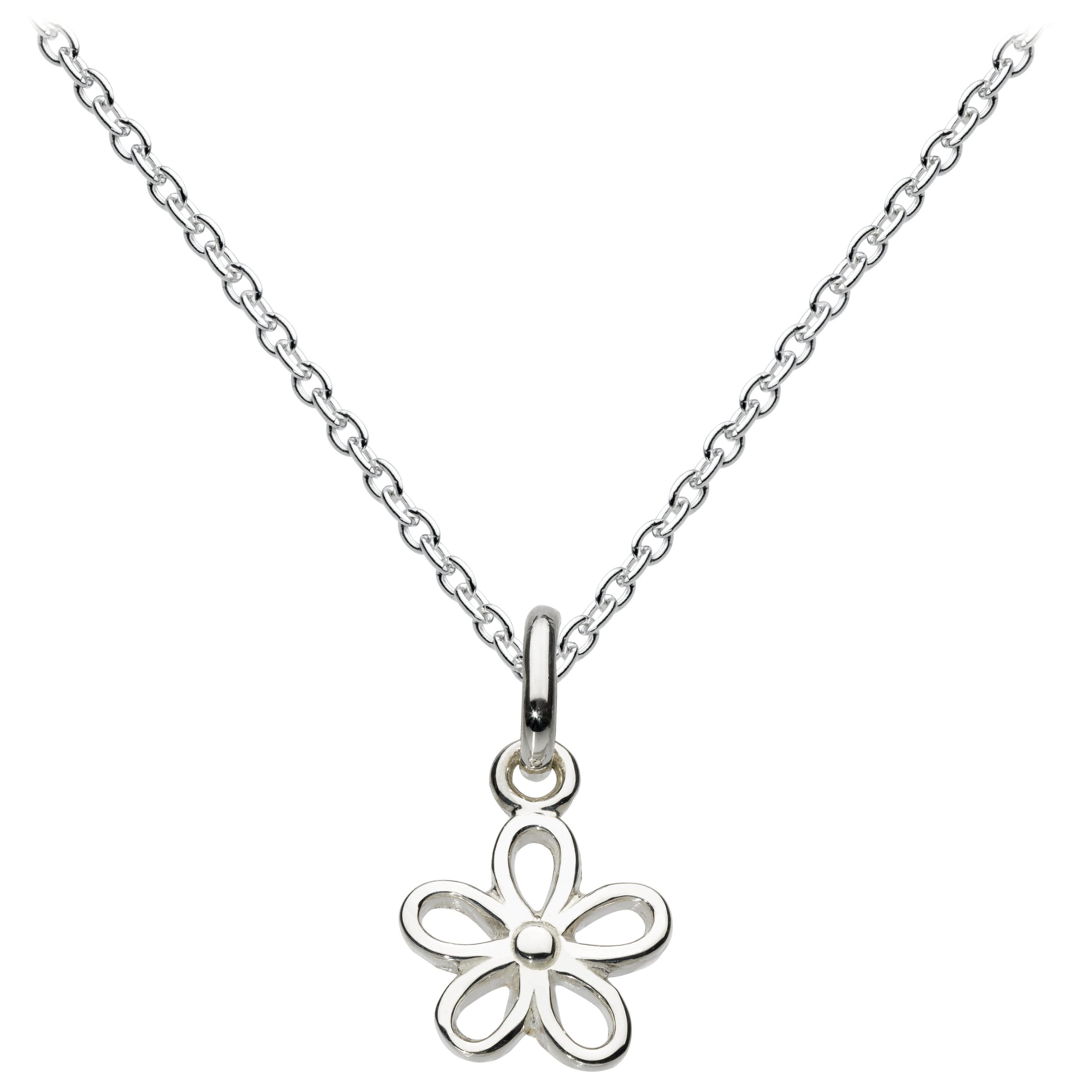 Sterling Silver Personalised Flower Girl Necklace – Wedding Thank You Gift - Image 3