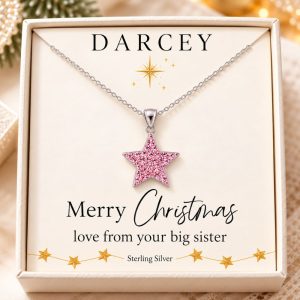 star jewellery christmas gift for girls personalised