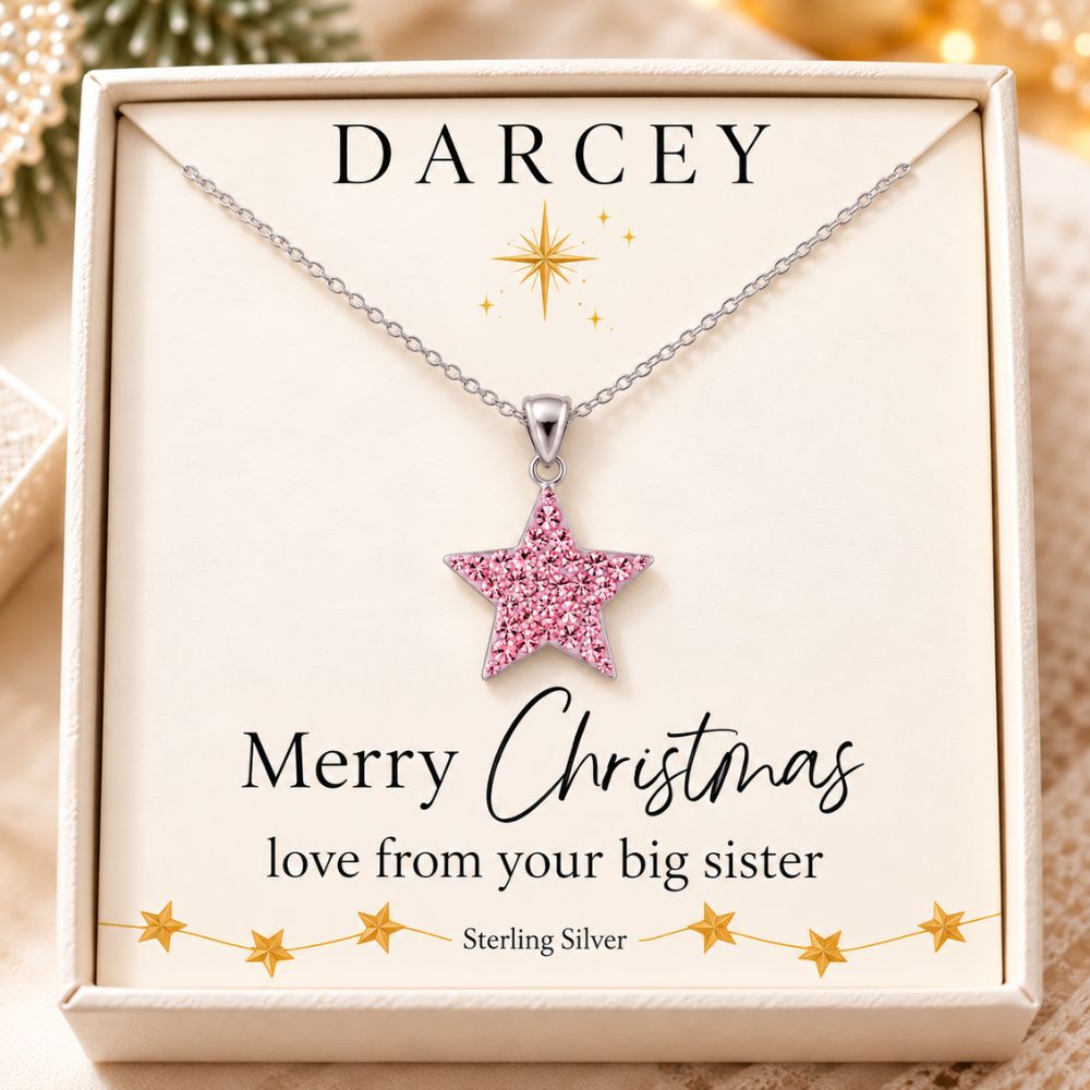 star jewellery christmas gift for girls personalised